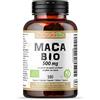 NaturaleBio Maca Peruviana Biologica in Capsule da 500mg - 180 capsule. Gelatinizzata, Naturale e Pura, Prodotto in Perù dalla Radice di Maca Bio. NaturaleBio