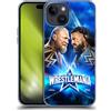 Head Case Designs Licenza Ufficiale WWE Brock Lesnar Vs Roman Reigns Wrestlemania 38 Versus Custodia Cover in Morbido Gel Compatibile con Apple iPhone 15