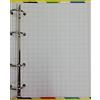 OY OY 100 Fogli (200 Pagine) con 4 buchi in Formato A5 14,5 x 20,5 cm. per raccoglitore con 4 anelli - Quadretti 10 mm. - Carta 120G/Mq