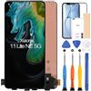 ARSSLY Schermo LCD per Xiaomi 11 Lite NE 5G / Mi 11 Lite 4G et 5G 6,55 Display Digitazer per 2109119DG 2107119DC 2109119DI Touch Schermo Assembly con Strumenti