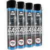 AABCOOLING 4 x AABCOOLING Bomboletta d'Aria Compressa 750ml per Pulire Accessori PC, Tastiera, Stampanti, Televisioni, Fotocamere e Altri, Spray Contatti con Tubo di Estensione, Rimozione di Polvere