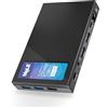 MeLE Mini PC Alder Lake N100 (fino a 3,4 GHz) 16 GB DDR4/512 GB M.2 NVMe SSD Mini Desktop, Tower PC 4K @60HZ HD Triple Display,WiFi5, RJ45 Gigabit Ethernet, BT5.1 VESA per Ufficio Studio