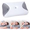 HOMCA Cuscino CPAP, Cuscino Cervicale Ergonomico in Memory Foam per Tutte le Maschere CPAP, Riduce le Perdite D'aria e la Pressione Della Maschera, 65x40x9/11cm