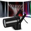Jinlaili 5W LED Pin Spot Luce per Palla Specchio Discoteca,Bianco Faretto da Palcoscenico a Fascio,Faretti Palco Mirror Ball Spotlight,Led Discoteca Faro Occhio,per KTV,Bar,Club,Feste,Matrimoni