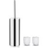Gricol Scopino Bagno e Portascopino WC, Scopino per WC in Acciaio Inossidabile Argento
