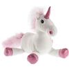 Schaffer Knuddel mich! Rudolf Schaffer Unicorno di Peluche Shiny, Colore Bianco/Rosa, 18 cm, 5520