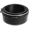 PEIXEN Anello adattatore for obiettivo, for obiettivo for Nikon AI F for fotocamera for Fujifilm X Mount FX for Fuji X-Pro1 X-T20