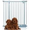 Bettacare Extra Alto Elite Cancello per Cani, 80cm - 89cm, Grigio Opaco, Extra Alto 100cm in Altezza, Cancelletto a Pressione per Cane e Cucciolo, Barriera per Animali Domestici e Cani