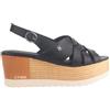 CHATTAWAK 9justinenoir37, Sandali con Tacco Donna, Nero, 37 EU