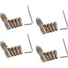 Potadak Mandrino Autobloccante 32 Pezzi 0,5-3 mm Set di Quick Chuck per Mini Utensili