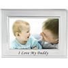 Lawrence Frames Cornice portafoto placcata argento con scritta I Love My Daddy (lingua italiana non garantita)