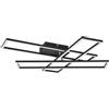 RL LIVE YOUR LIGHT Reality Lampada da soffitto Corso R64423132, Metallo Nero opaco, incl. LED 36 Watt, telecomando