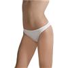 Cotonella 12 Pezzi Slip Brasiliana Donna L'Altra 3942 in Cotone Bielastico, Bianco 2/S