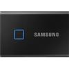 Samsung T7 Touch Portable SSD - 1 TB - USB 3.2 Gen.2 External SSD Metallic Black
