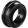 TEMKIN Anello adattatore for obiettivo FD-EOS M, for obiettivo for Canon FD for fotocamere EOS M for fotocamera mirrorless EOS M M2 M3 M5 M6 M10 M50 M100