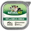 NaturalPet Dog Adult Patè 150 gr Agnello e Coniglio - 1° ORDINE? 20% di sconto SU BRAND ESCLUSIVI, codice BZR20