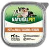 NaturalPet Dog Adult Patè 150 gr Pollo, tacchino e verdure - 1° ORDINE? 20% di sconto SU BRAND ESCLUSIVI, codice BZR20