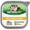 NaturalPet Dog Adult Patè 150 gr Vitello e pollo - 1° ORDINE? 20% di sconto SU BRAND ESCLUSIVI, codice BZR20