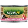 NaturalPet Premium Dog Adult Patè 150 gr - Maiale con mela - Confezione da 6 pezzi - 1° ORDINE? scegli lo sconto BZR5 / BZR20 + 200 punti fedeltà