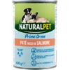 NaturalPet Prime Orme Dog Puppy Patè 400 gr - Salmone - 1° ORDINE? scegli lo sconto BZR5 / BZR20 + 200 punti fedeltà