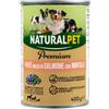 NaturalPet Premium Dog Adult Patè 400 gr - Salmone con mirtilli - 1° ORDINE? scegli lo sconto BZR5 / BZR20 + 200 punti fedeltà
