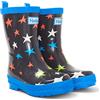 Hatley Printed Wellington Rain Boots Gummistiefel, Barca della Pioggia, Ombre Stars, 28 EU