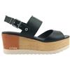 CHATTAWAK 9 Anni, Sandali con Tacco Donna, Nero, 37 EU