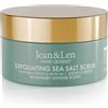 Jean & Len Scrub esfoliante al sale marino rosmarino e zenzero, per un'esperienza di pulizia profumata, con oli ricchi, scrub al sale-olio senza parabeni e siliconi, 200 ml