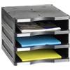M-Office Atenea Módulo Sostenible Estándar Producto 100% Reciclado Y Reciclable Tres Compartimentos DIN A4 Compuestos por 1 Base Y 3 Alturas