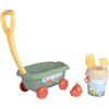 Smoby Life - Carrello da spiaggia - Secchiello + Accessori - 42% materiali riciclati e 100% riciclabile