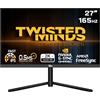 Twisted Minds Monitor da gioco Fast IPS Display 27'' - Risoluzione 2560 x 1440 QHD, frequenza aggiornamento 165 Hz, rapporto d'aspetto 16:9, tempo di risposta 0,5ms - Nero (TM27QHD165IPS)