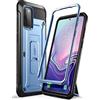 SUPCASE Unicorn Beetle Pro Series - Custodia robusta a doppio strato con cavalletto per Samsung Galaxy S20 Plus/S20 Plus 5G (2020), blu