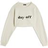 Freddy Felpa comfort fit corta con logo Day Off ricamato