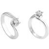 Giorgio Visconti Anello solitario oro bianco e diamante 0,34 ct G VS