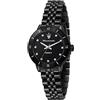 Maserati Orologio Donna, Collezione SUCCESSO SOLAR, al Quarzo, Solo tempo, Energia solare, in Acciaio, PVD Nero - R8853145501