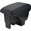 MARCHFA Box Bracciolo Console Centrale per 2020 2021 2022 2023 2024 2025 Polo Accessori Bracciolo Auto con Porta di Ricarica
