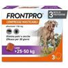 Boehringer Ingelheim FRONTPRO 3 COMPRESSE 25-50 KG 136 MG