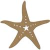 Gomille - Stella marina - 25 x 23 cm - Forma in legno da decorare - Certificato PEFC 100% - 4220