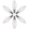 RANBOO Lampadina Filamento LED Candela fiamma E14, 4W (40W Sostituzione Incandescente), Bianco Caldo 2700K, 400 lm, Angolazione fascio luce 360°, Non dimmabile, 6 pezzi