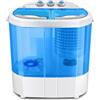 D4P Display4top Mini-lavatrice - Lavatrice - Capacità 3kg 3.6 kg - Spina standard europea (Blu-3,6 kg)