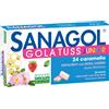 NAMED Srl SANAGOL GOLA TUSS JUNIOR 24 CARAMELLE GUSTO FRAGOLA