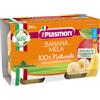 PLASMON (HEINZ ITALIA SpA) PLASMON OMOGENEIZZATO BANANA E MELA 2X104 GRAMMI