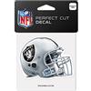 WinCraft NFL Oakland Raiders 95763010 Perfect Cut Color Decal, 10,2 x 10,2 cm, edizione casco