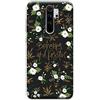 Mixroom - Cover Custodia Back Case in TPU Silicone Morbido per Xiaomi Redmi Note 8 PRO Fantasia Be Happy And Positive M574