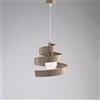 Generico Lampadario a sospensione moderno design tortora 1 luce shabby chic cameretta bon-228