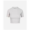 Nike Crop All Over Printed W - T-shirt Training - Donna - Beige