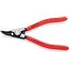 KNIPEX Pinza per anelli di sicurezza per anelli di sicurezza esterni su alberi angolazione a 45° rivestiti in resina, 46 31 A02
