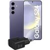SAMSUNG Galaxy S24 Smartphone AI, Caricatore incluso, Display 6.2'' FHD+ Dynamic AMOLED 2X, Fotocamera 50MP, RAM 8GB, 128GB, 4.000 mAh, Cobalt Violet [Versione italiana]