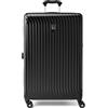 Travelpro Maxlite Air Bagaglio a mano espandibile con lato rigido, 8 ruote piroettanti, valigia rigida leggera in policarbonato, nera, grande a quadri 72 cm