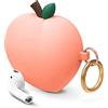 elago Pesca Peach Custodia Cover Compatibile con AirPods 2 & 1 - Design 3D Unico Carino, Cover Kawaii, Regalo, Presa Perfetta, Protettiva, Silicone Premium, Ragazze Ragazzi Amici (Pesca)